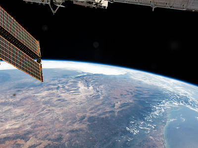 Earth from the International Space Station. Source NASA/ ISS