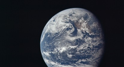 Earth from Apollo 11, 1969. NASA