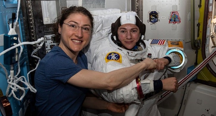 all women spacewalk