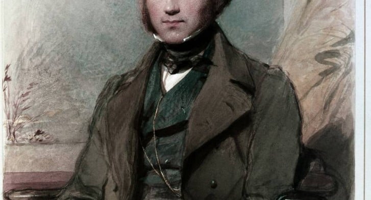 Painting of Charles Darwin