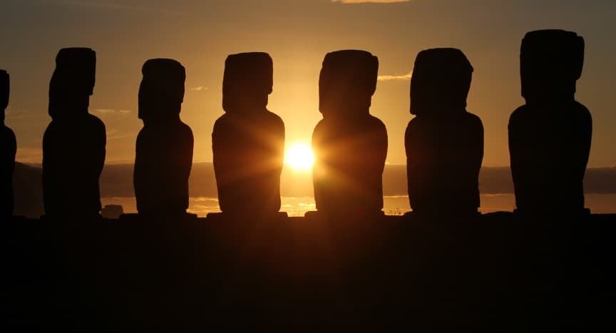 Picture of moai