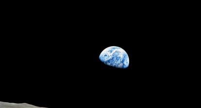 Earthrise taken on December 24 1968 by Apollo 8 astronaut William Anders NASA