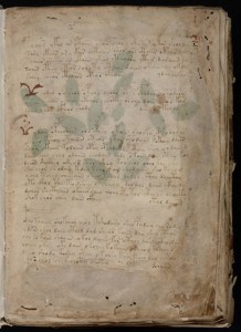 Voynich Manuscript Text - Beinecke Library, Yale University