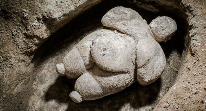 8000-year-old figurine from Catalhoyuk. Catalhoyuk Research Project