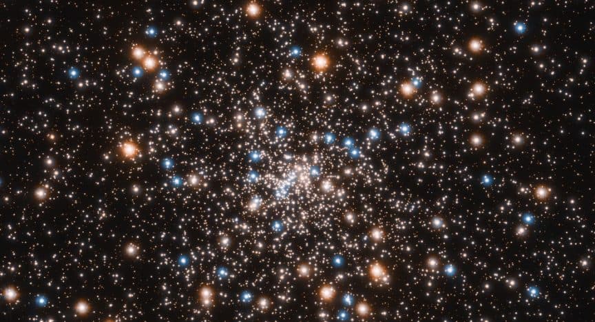 Hubble finds concentration of small black holes at centre of globular cluster