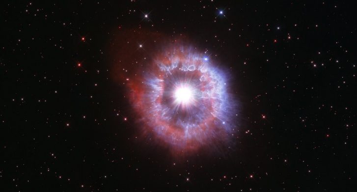 AG Carinae captured by Hubble Space Telescope on April 24, 2021.
