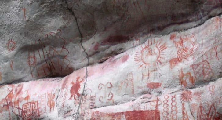 Rock Art from Raudales del Guayabero, Colombia by 360onhistory.com