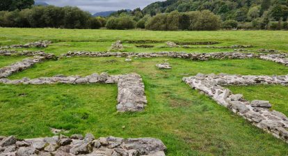 Remains of Ambleside Roman Fort, Lake District. 360onhistory.com