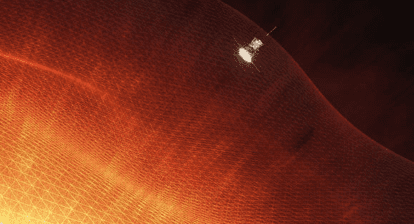 Parker solar probe enters suns atmosphere for the first time ever. Credit: NASA