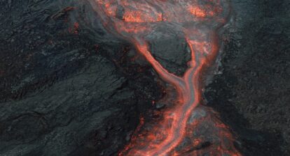 Photo of erupting volcano by USGS on Unsplash. Great Dying