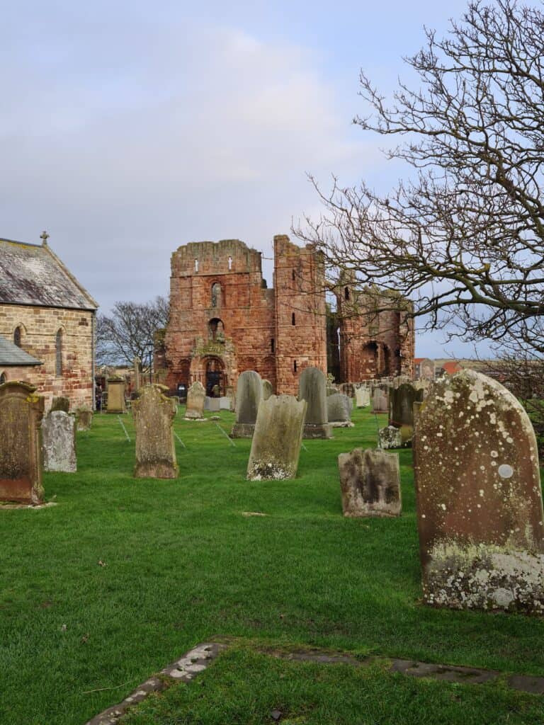 Ruins of Priory at Lindisfarne. Image: 360onhistory.com