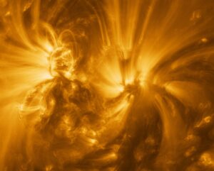 Close up of latest image of the Sun by ESAs Solar Orbiter in March 2022