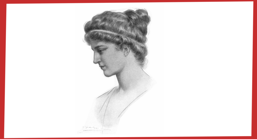 This fictional portrait of Hypatia by Jules Maurice Gaspard, originally the illustration for Elbert Hubbard's 1908 fictional biography, has now become, by far, the most iconic and widely reproduced image of her