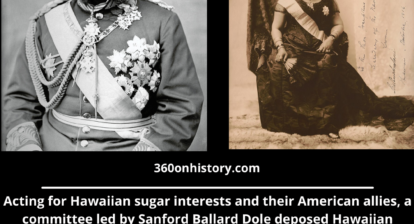 Acting for Hawaiian sugar interests and their American allies, a committee led by Sanford Ballard Dole deposed Hawaiian Queen Liliuokalani #thisday Jan 17, 1893 and installed a provisional government with Dole as president. Images: of last King of Hawaii King Kalākaua and queen liliuokalani