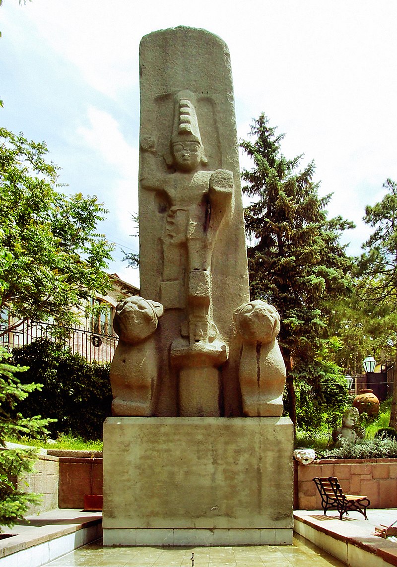 Exact replica of a Hittite monument from Faillar 1300 BC Museum of Anatolian Civilizations