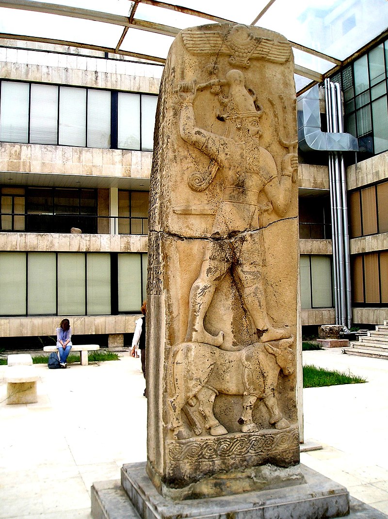 Luwian storm god Tarhunz, National Museum of Aleppo.