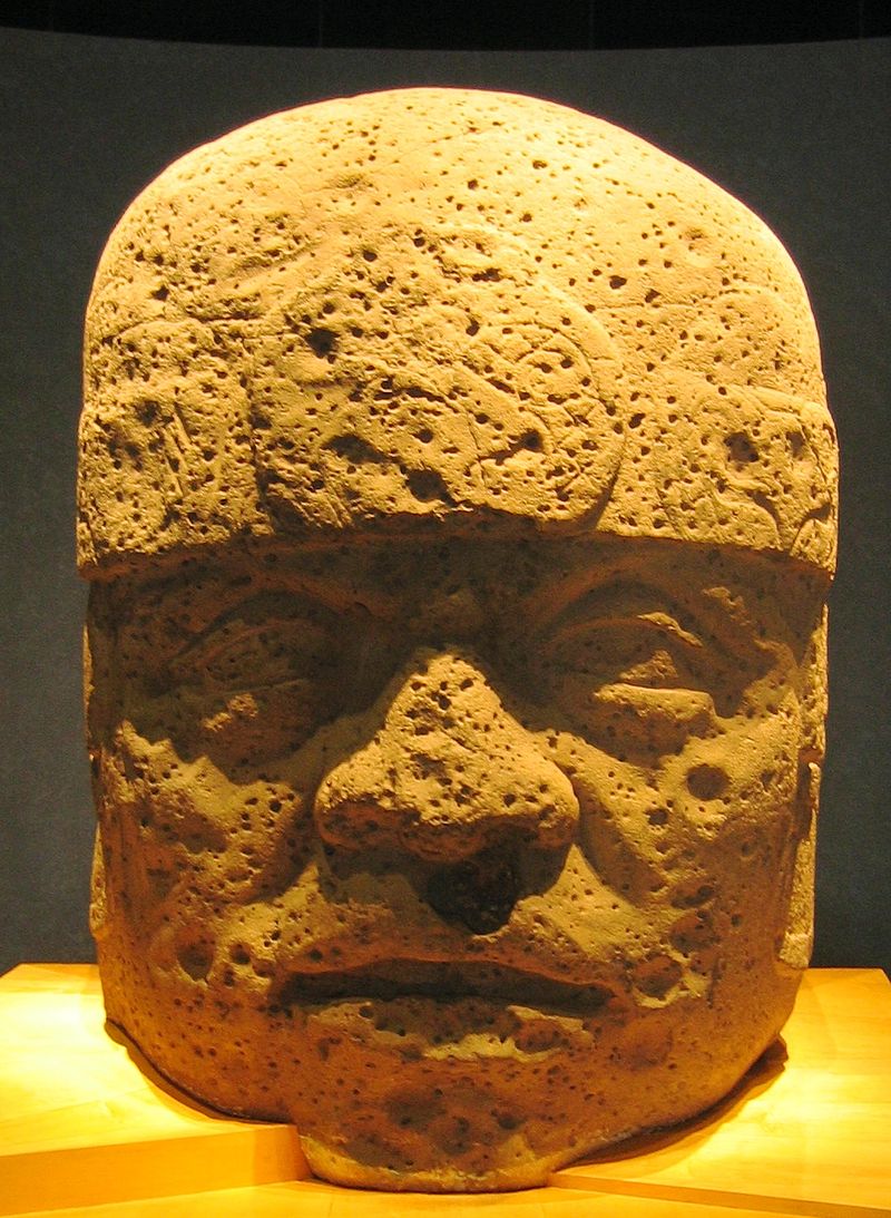 San Lorenzo Colossal Head 2 in the Museo Nacional de Antropología in Mexico City