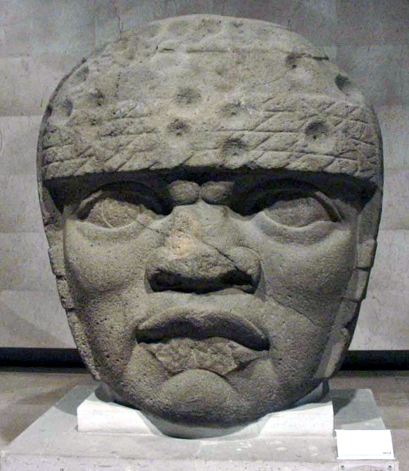 San Lorenzo Colossal Head 3, now at the Museo de Antropología de Xalapa