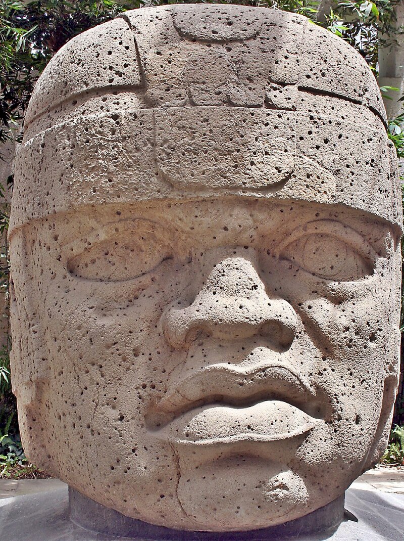 San Lorenzo Colossal Head 1, now at the Museo de Antropología de Xalapa in Veracruz
