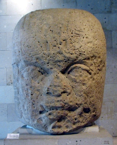 San Lorenzo Colossal Head 7 in the Museo de Antropología de Xalapa