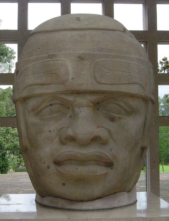 San Lorenzo Colossal Head 8 in the Museo de Antropología de Xalapa