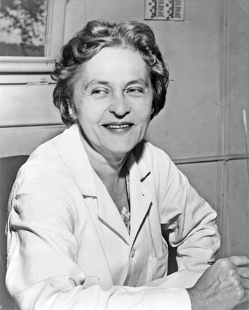 Dr. Maria Telkes half-length portrait, facing front
