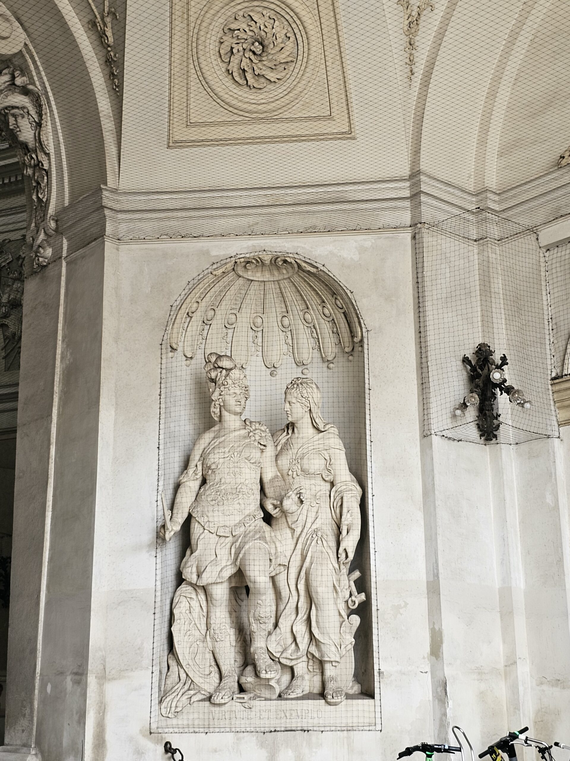 Statues inside St Michael Entrance, Hofburg Palace, Vienna