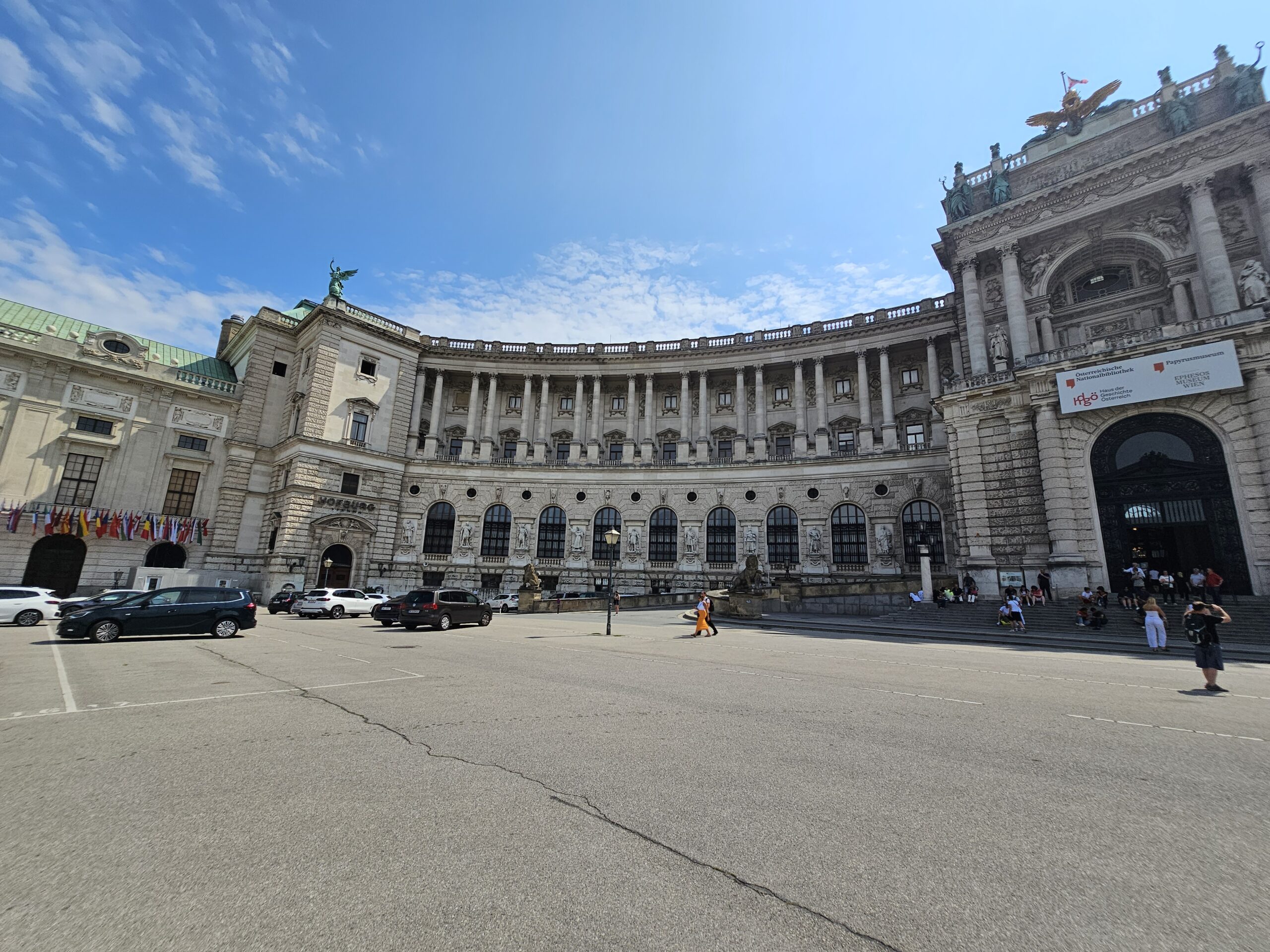 View of the Hofburg palace from the side. Image by 360onhistory.com