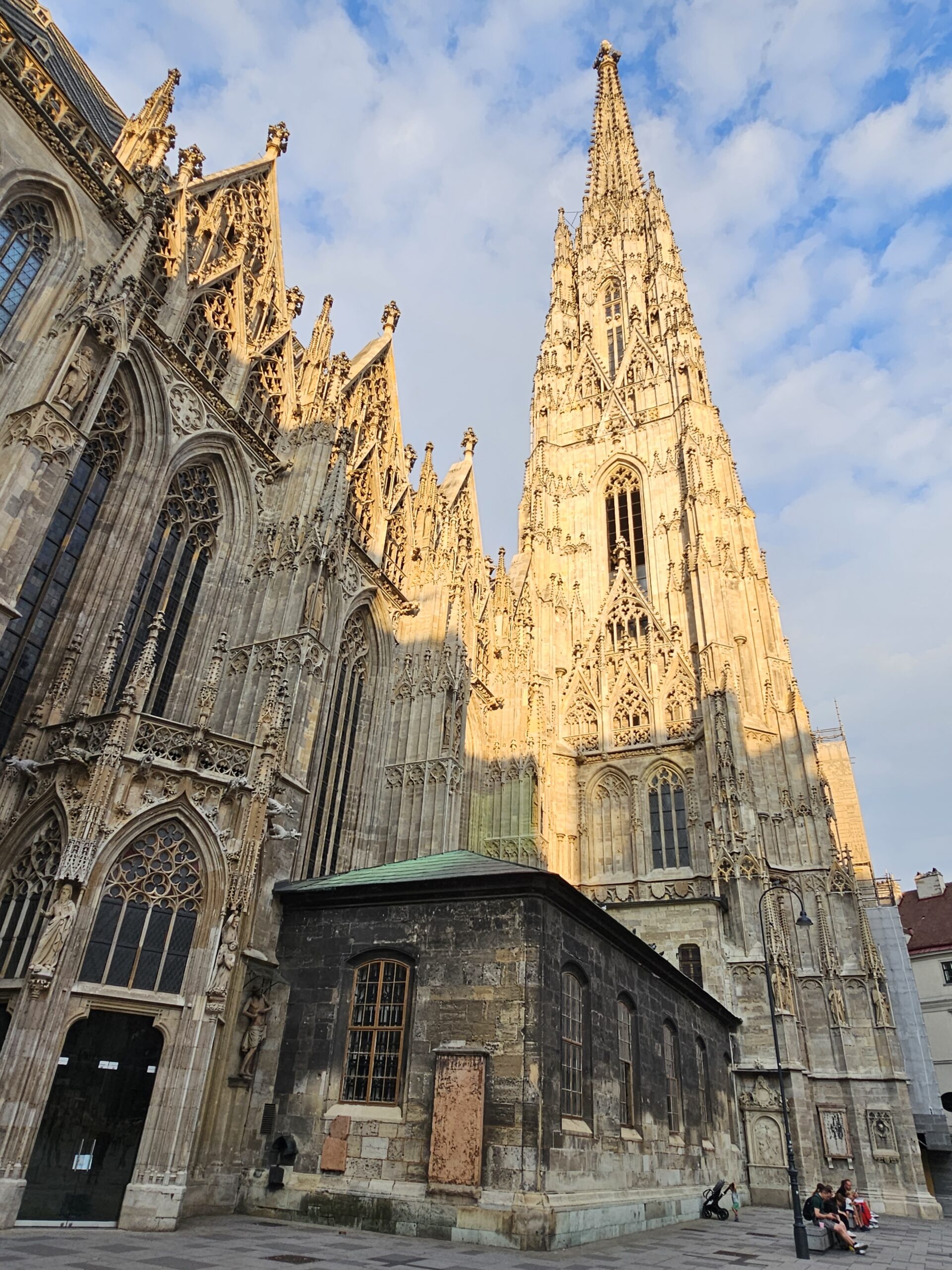 Sideview from outside of St Stephen's Cathedral, Vienna