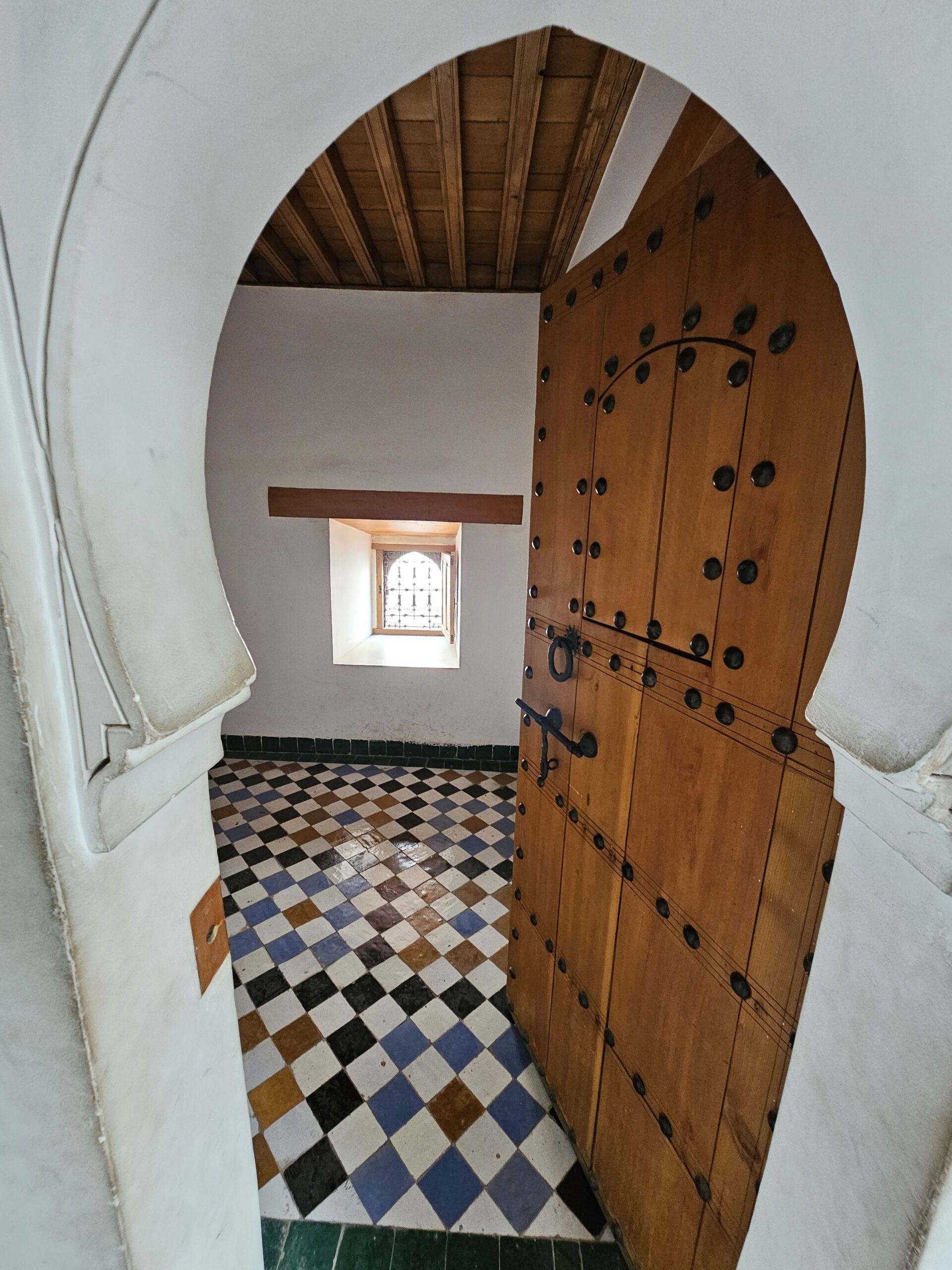 Door at Ben Youssef Madrasa, Marrakesh. Image by 360onhistory.com